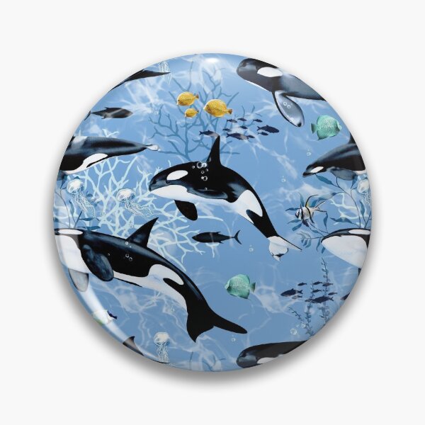 Item preview, Dolphins Ocean Fishes And Plants  designed and sold by HauckClothing.