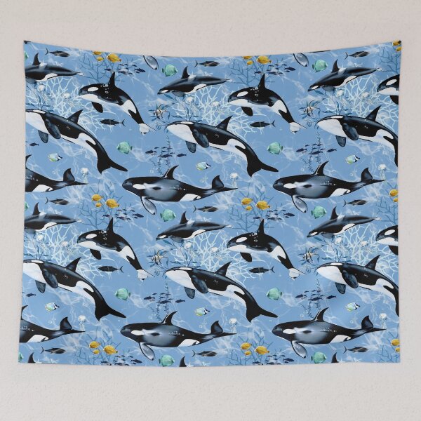 Item preview, Dolphins Ocean Fishes And Plants  designed and sold by HauckClothing.