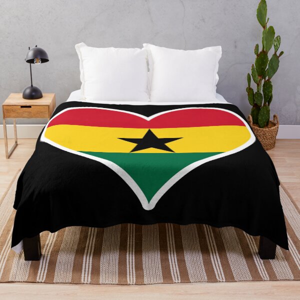 Item preview, Ghana Flag Heart designed and sold by PKHalford.