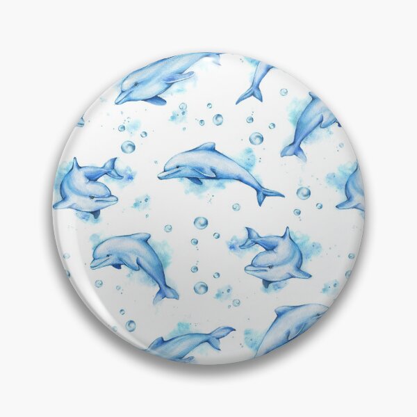 Item preview, Watercolor Dolphins  designed and sold by HauckClothing.