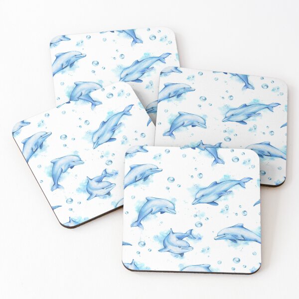 Item preview, Watercolor Dolphins  designed and sold by HauckClothing.