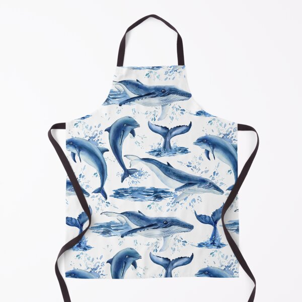 Item preview, Watercolor Dolphins Whales  designed and sold by HauckClothing.