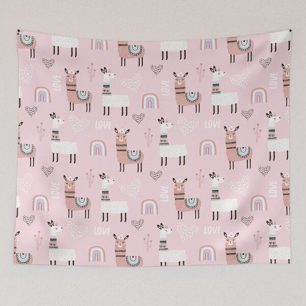 Item preview, Crown Llama Rainbow Pattern designed and sold by fainaobun.
