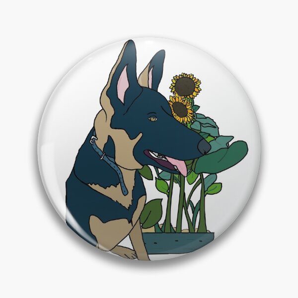 Item preview, Lilo the German shepherd designed and sold by ShopCaroDesigns.