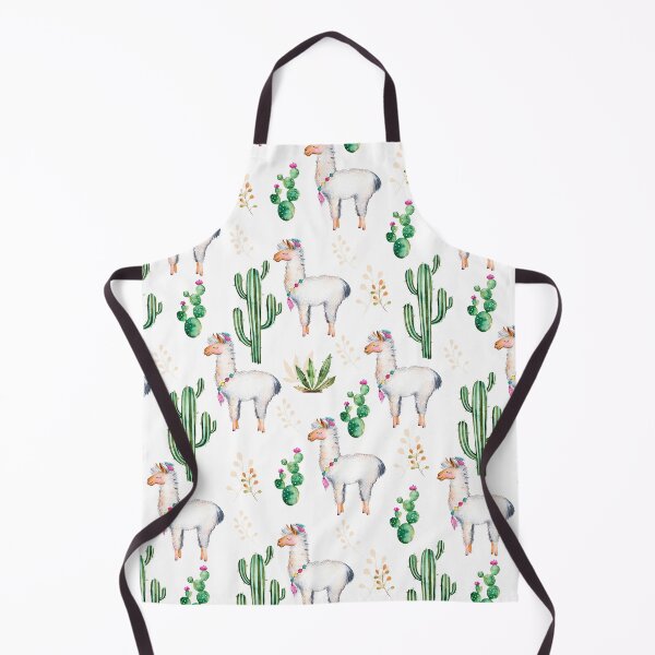 Item preview, Cute Llama Cactus Watercolor Pattern designed and sold by fainaobun.