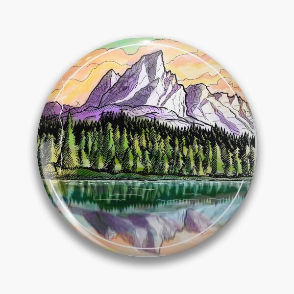Item preview, Sawtooth Mountains designed and sold by sageadoodledo.