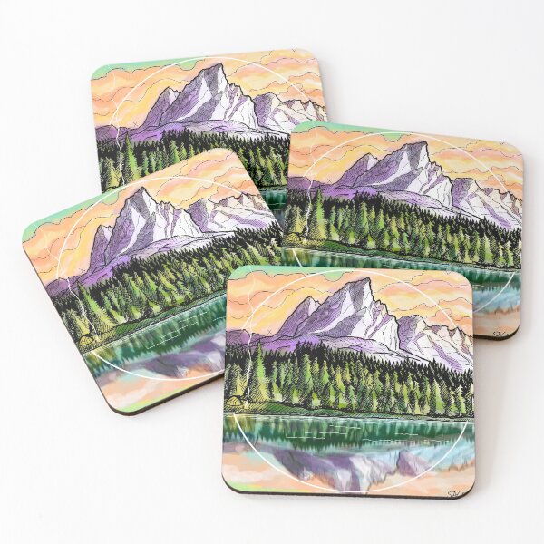 Item preview, Sawtooth Mountains designed and sold by sageadoodledo.