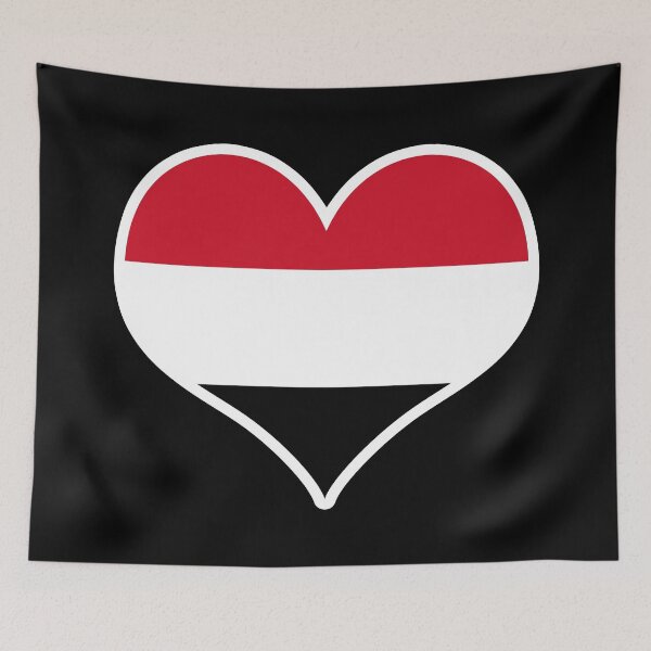 Item preview, Yemen Flag Heart designed and sold by PKHalford.