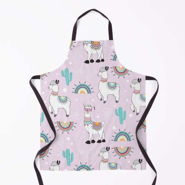 Item preview, Cute Llama Rainbow Cactus On Pink Pattern designed and sold by fainaobun.