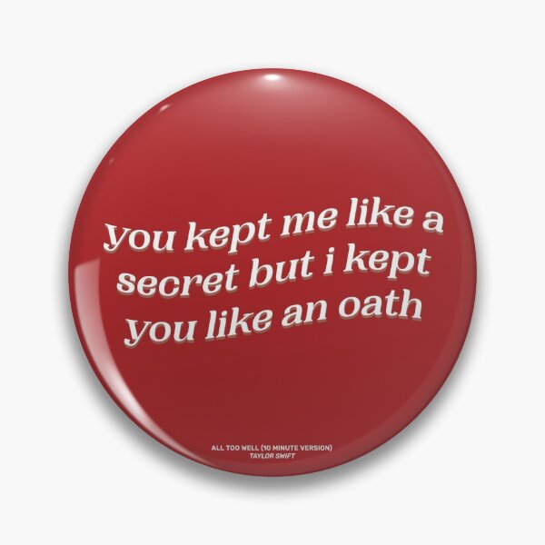 Item preview, you kept me like a secret but i kept you like an oath designed and sold by oeufcreatif.