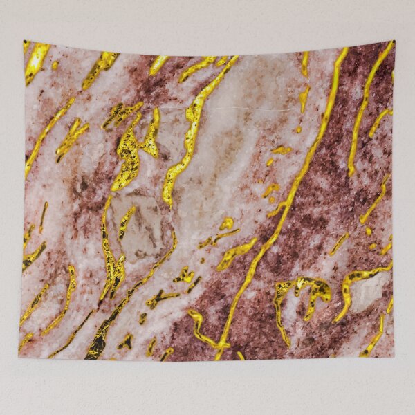Item preview, Pink and Golden Marble Texture  designed and sold by TheSkullArmy.