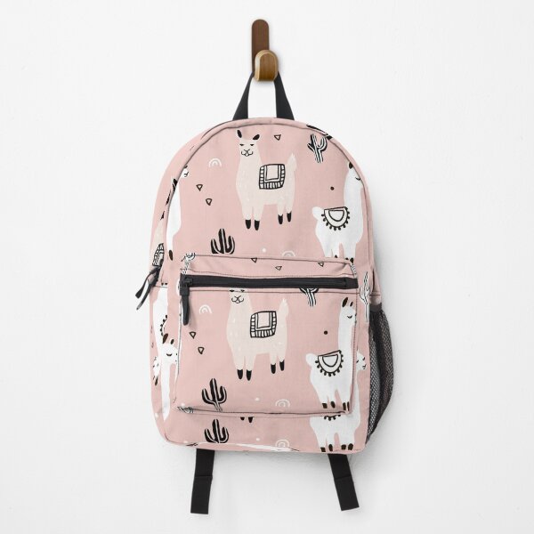Item preview, Llama Doodle On Pink Pattern designed and sold by fainaobun.