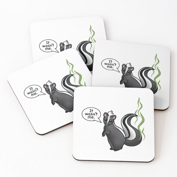 Item preview, "It wasn't me" Cute Skunk designed and sold by houseofwray.