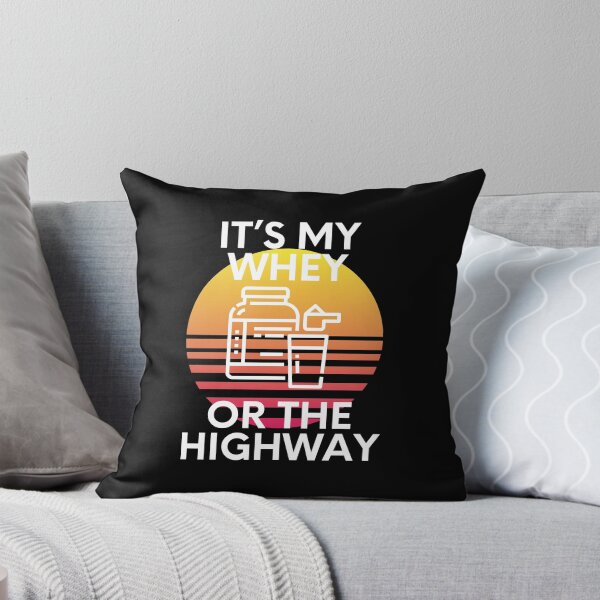 Item preview, It’s My Whey Or The Highway Protein Shake Humor designed and sold by EllConApparel.