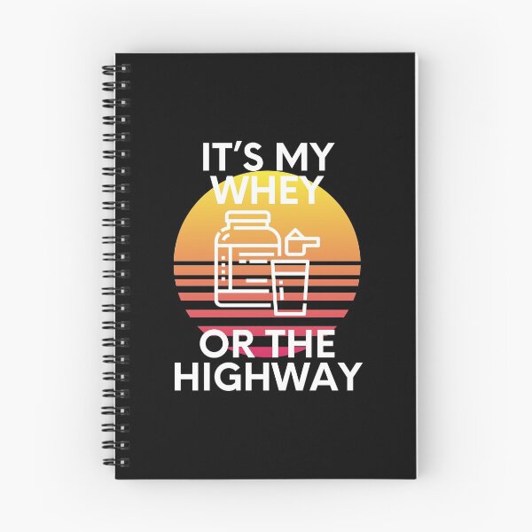 Item preview, It’s My Whey Or The Highway Protein Shake Humor designed and sold by EllConApparel.