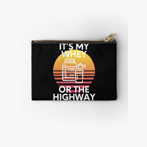 Item preview, It’s My Whey Or The Highway Protein Shake Humor designed and sold by EllConApparel.