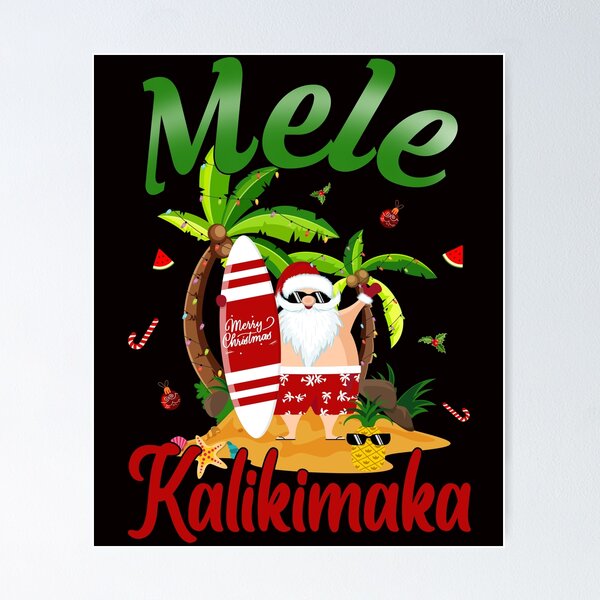 Mele Kalikimaka ハワイアン ローカル サンタクロース Mele Kalikimaka