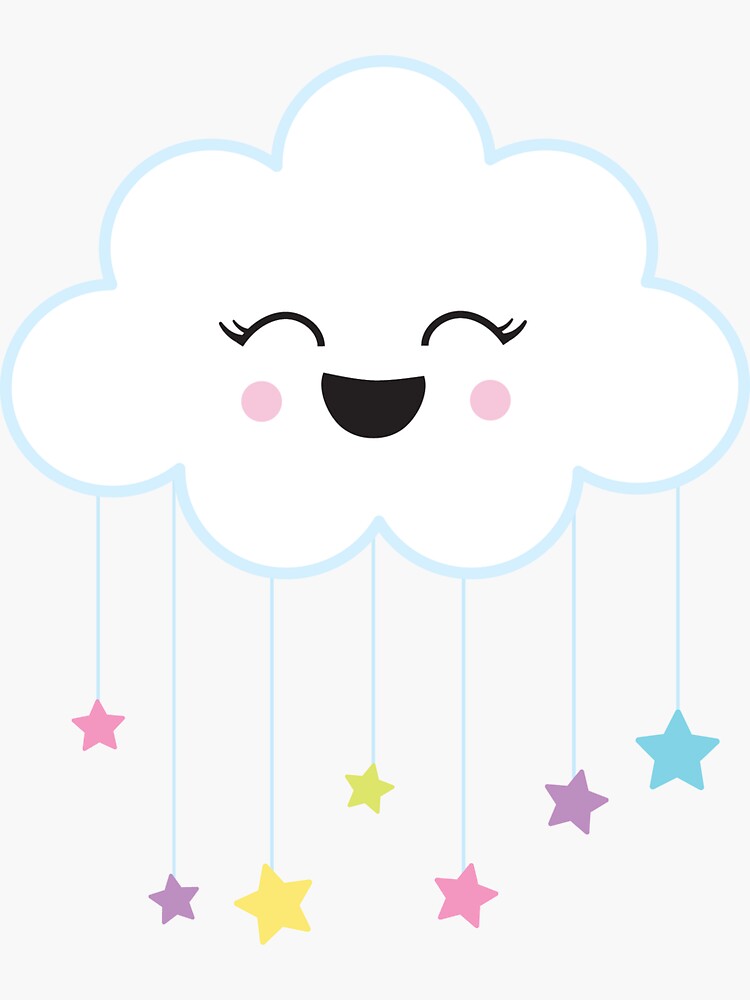 Stickers Pegatinas Decorativas Arcoiris Nubes Estrellas – Sweet