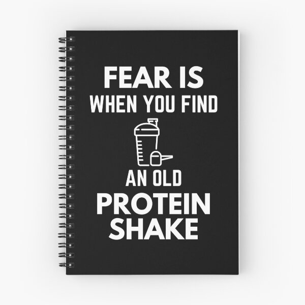 Item preview, Fear Is When You Find An Old Protein Shake Gym Humor designed and sold by EllConApparel.