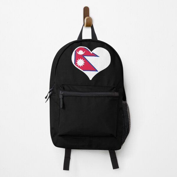 Item preview, Nepal Flag Heart designed and sold by PKHalford.