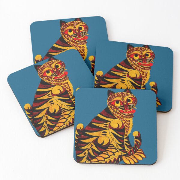 Item preview, Korean Folk Art Happy Tiger designed and sold by TheWitchsWolf.