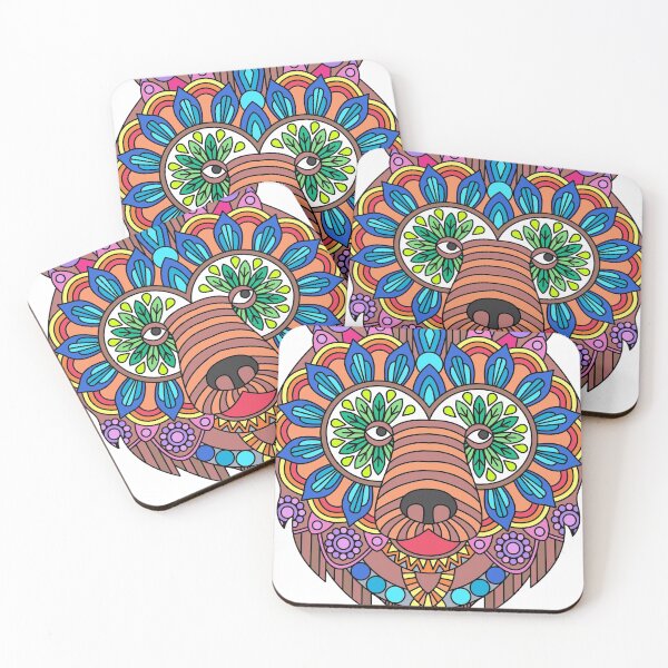 Item preview, Mandala bear designed and sold by THE MNM.