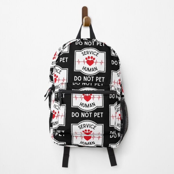 Item preview, Service human do not pet, funny dog lover, cat lover print designed and sold by Auntieck.