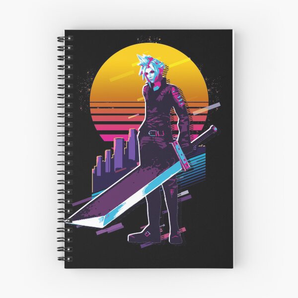 Item preview, Cloud - FFVII *80s retro* designed and sold by MyRetroArt.