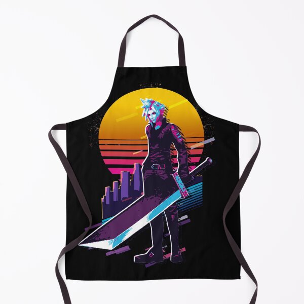 Item preview, Cloud - FFVII *80s retro* designed and sold by MyRetroArt.