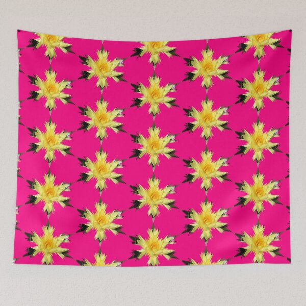 Item preview,  Xmas Snowflakes Hot-Pink Water Lily Star by Iritof designed and sold by iritof.