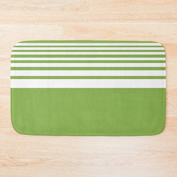 Item preview, COLOR OF THE YEAR 2017 GREENERY - GRADUATED STRIPES - GREENERY -GREEN AND WHITE STRIPES designed and sold by ozcushions.
