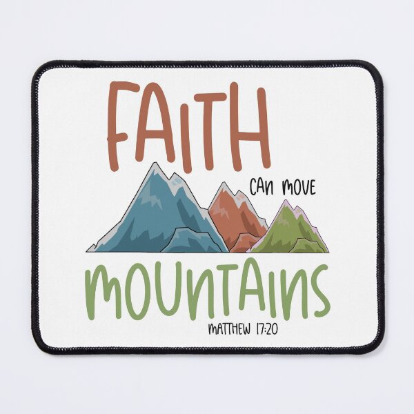 Item preview, Faith can move mountains designed and sold by Cane & Abel Creations ..