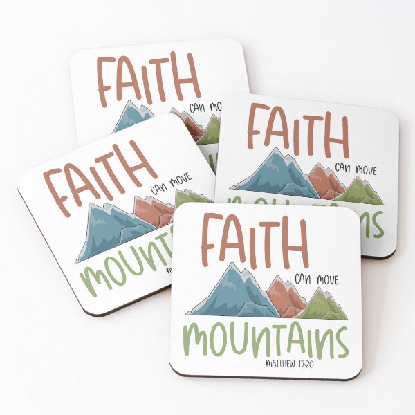 Item preview, Faith can move mountains designed and sold by Cane & Abel Creations ..