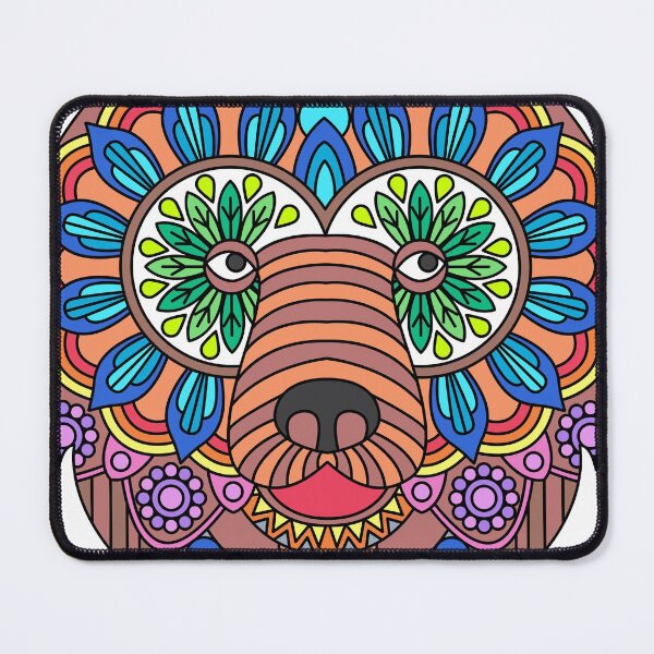 Item preview, Mandala bear designed and sold by THE MNM.