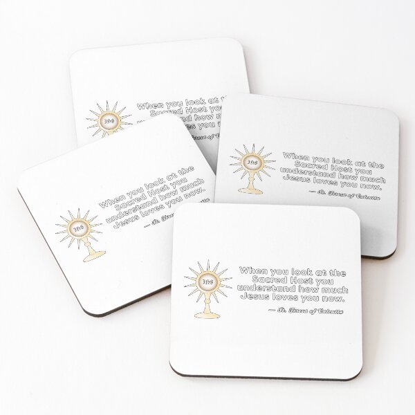 Item preview, Eucharist Mother Teresa Quote designed and sold by KTSubz Faith & Fun Designs.