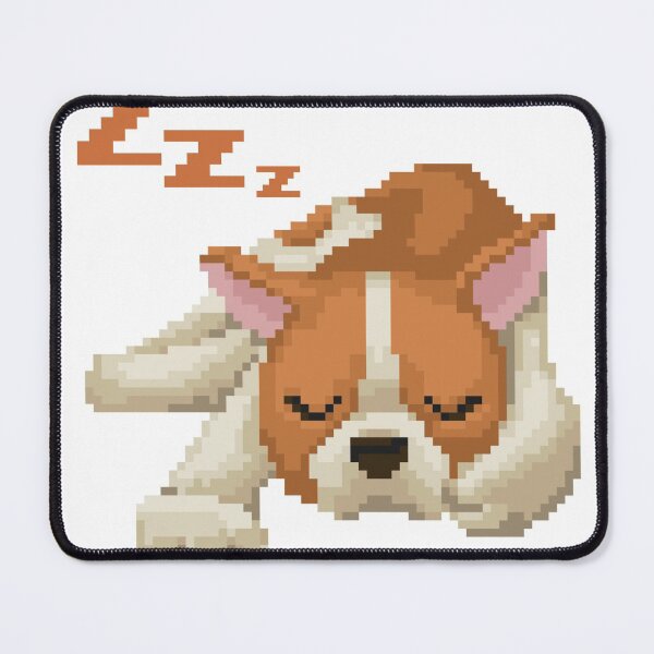 Item preview, Pixelated Cute Puppy Sleeping designed and sold by HopeDetour.