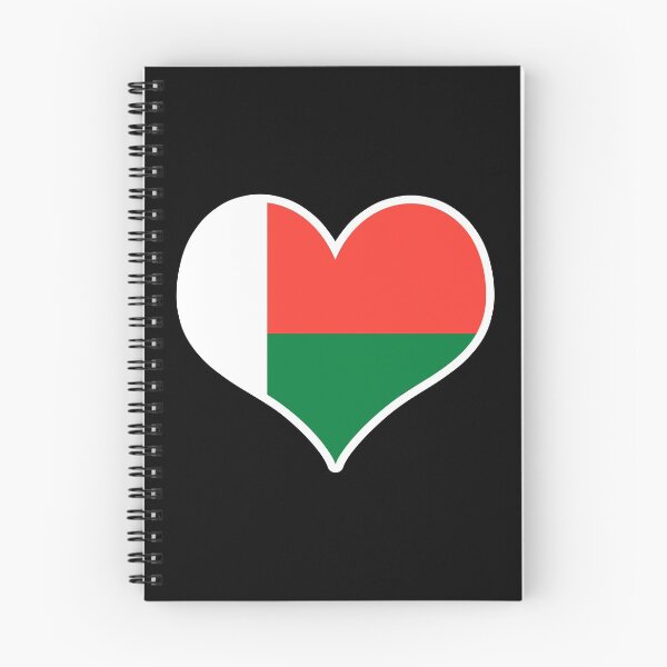 Item preview, Madagascar Flag Heart designed and sold by PKHalford.