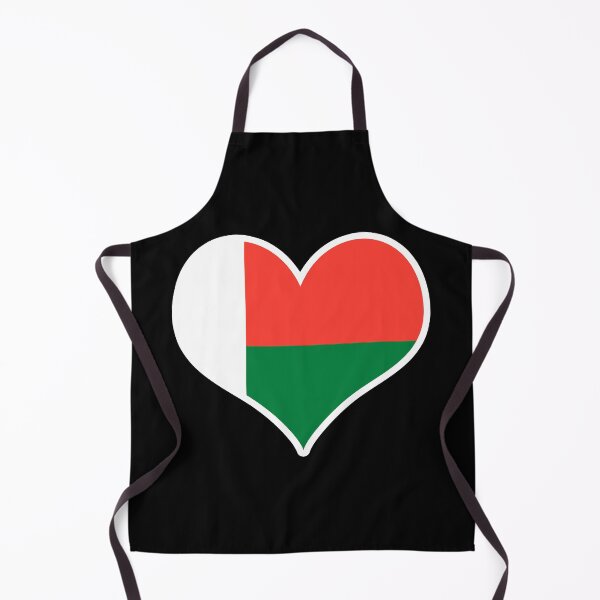 Item preview, Madagascar Flag Heart designed and sold by PKHalford.