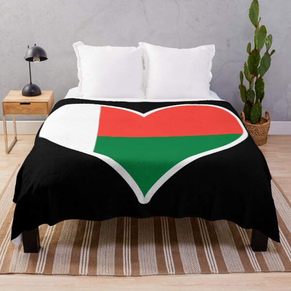 Item preview, Madagascar Flag Heart designed and sold by PKHalford.