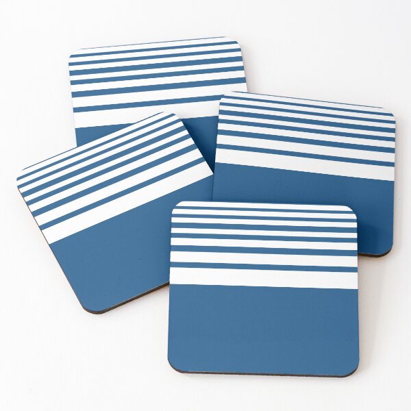 Item preview, COLOR OF THE YEAR 2020 CLASSIC BLUE-  BLUE - GRADUATED STRIPES - BLUE AND WHITE STRIPES designed and sold by ozcushions.