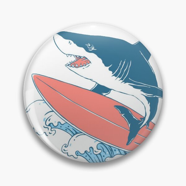 Item preview, Surfing Shark designed and sold by VectoMore.