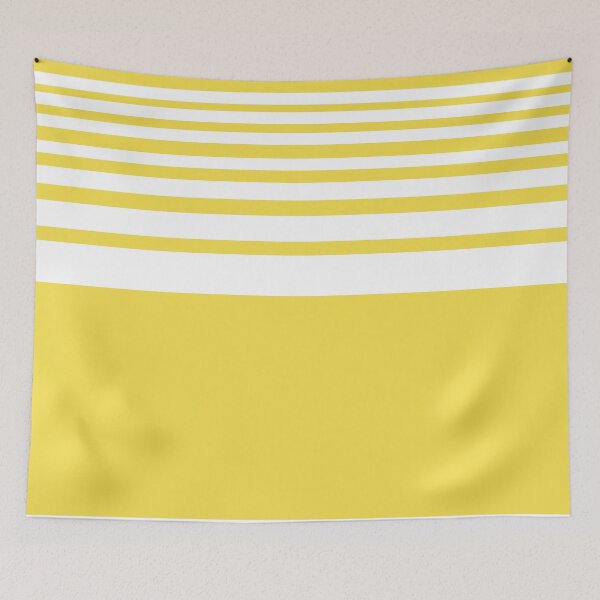 Item preview, COLOR OF THE YEAR 2021 -illuminating-YELLOW- GRADUATED STRIPES - YELLOW  AND WHITE STRIPES designed and sold by ozcushions.
