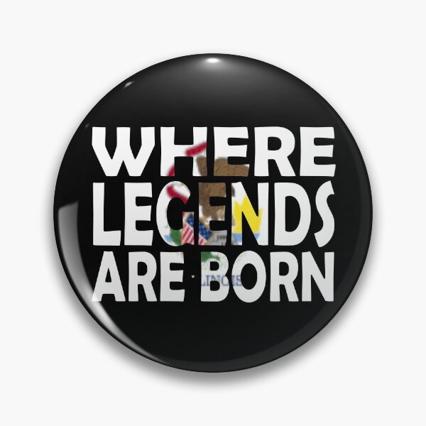Item preview, Illinois Flag - Where Legends Are Born designed and sold by Quotes-I-Wear.