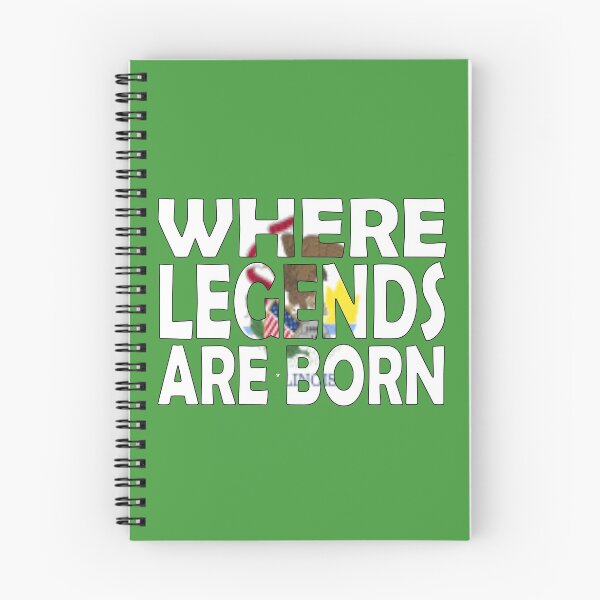 Item preview, Illinois Flag - Where Legends Are Born designed and sold by Quotes-I-Wear.