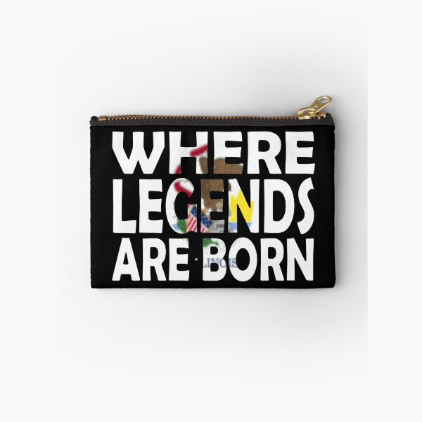 Item preview, Illinois Flag - Where Legends Are Born designed and sold by Quotes-I-Wear.