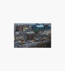 Tilt Shift of Edinburgh City Art Board