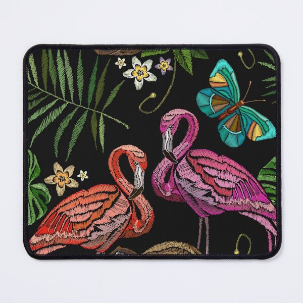 Item preview, Embroidery Flamingo designed and sold by HarleyGarner.