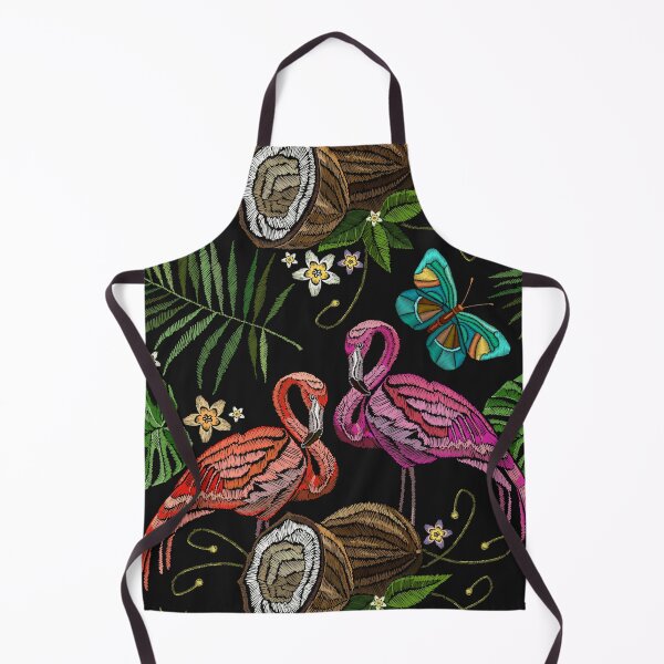 Item preview, Embroidery Flamingo designed and sold by HarleyGarner.