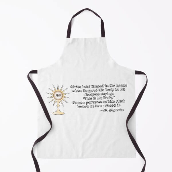 Item preview, St. Augustine Eucharist Quote designed and sold by KTSubz Faith & Fun Designs.