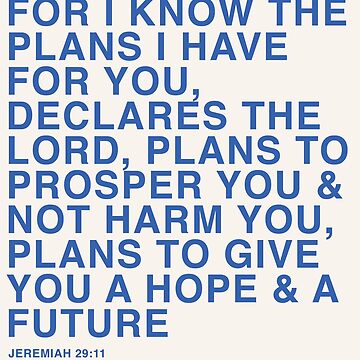 Artwork thumbnail, jeremiah 29:11 by nicolaysdesigns